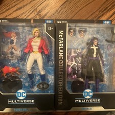 McFarlane Collector Edition DC Multiverse    Power Girl    CHASE    & Huntress