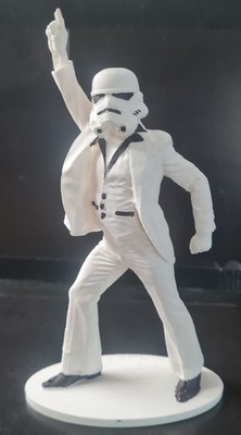 Travolta saturday night fever Helmet Figur  Dekor USA Skulpturen  Dekofigur  