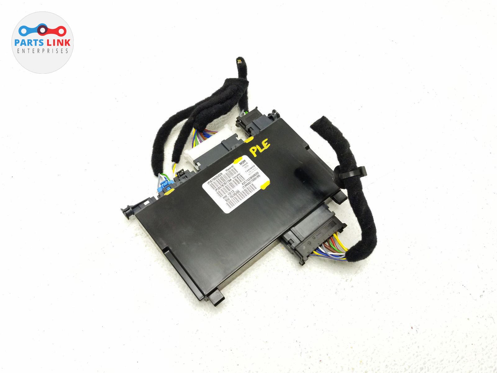 2017-20 MASERATI LEVANTE FRONT LEFT SEAT CONTROL MODULE 670035026 HARNESS M161