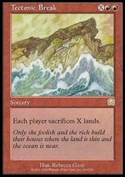 Tectonic Break #216/350 Mercadian Masques MTG Rare Sorcery