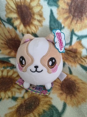Squeezamals Scented Slow Rise Dog Plush Toy Small White Beige Pink