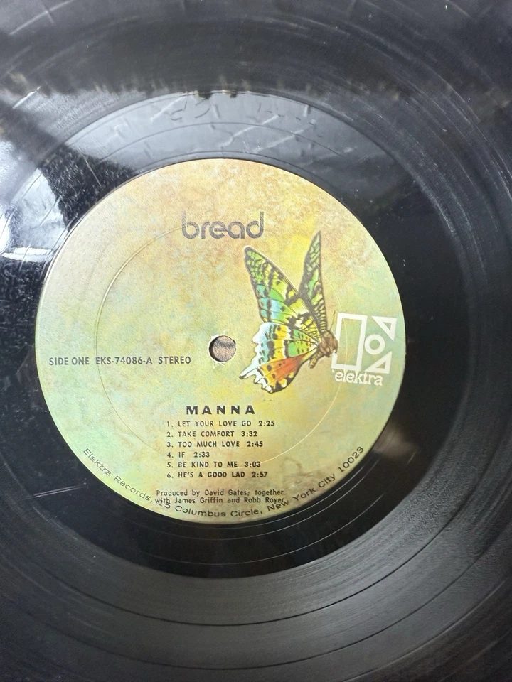 Bread - Baby I'm-A Want You - 1972 EKS-75015 First Press Vinyl LP GF - Image 4 of 4