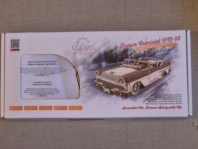 UGEARS  Dream Cabriolet VM-05  Mechanisches, 3D,Neu, Originalverpackung beschädi