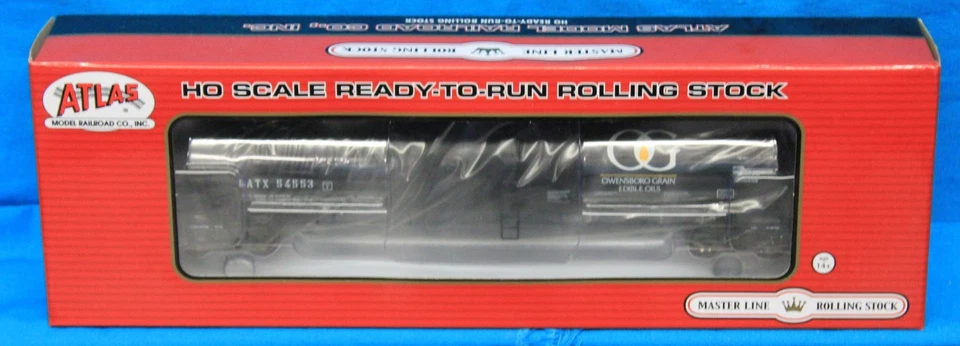 HO Scale - ATLAS 20 006 888 GATX Trinity 25,500 Gallon Tank Car  OWENSBORO GRAIN - Image 2 of 4