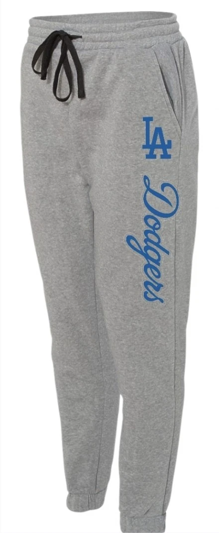 Men's Burnside Street Jogger Pants Dodgers Small to 3X-Large