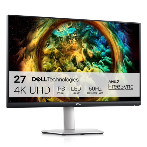 Dell S2721QS Monitor 27 Inch, 4K UHD (3840 x 2160) IPS Display, Ultra-Thin Be...