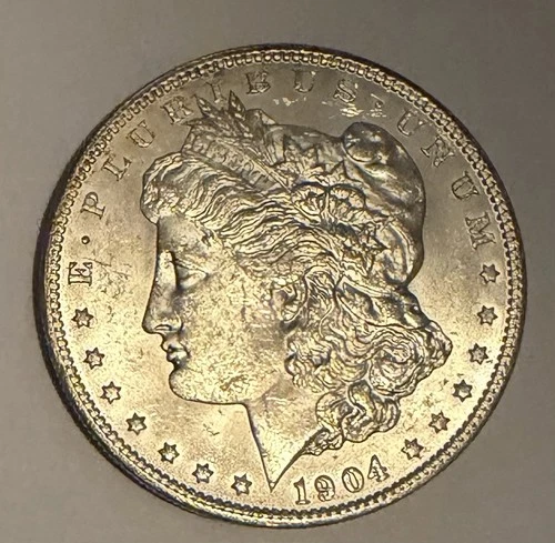 1904-O $1 MORGAN SILVER ONE DOLLAR UNCIRCULATED
