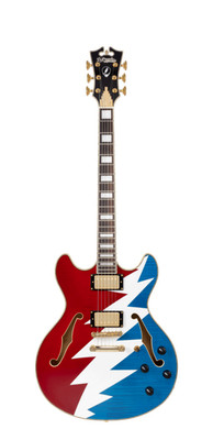 D'Angelico Limited Edition Premier Grateful Dead DC Semi-Hollow Electric Guitar
