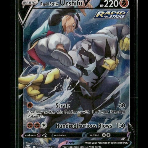 Rapid Strike Urshifu V TG20/TG30 SWSH09: Brilliant Stars NM Pokemon