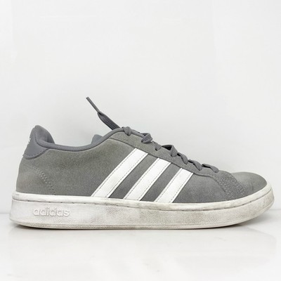 Adidas Mens Grand Court F36412 Gray Casual Shoes Sneakers Size 9 | eBay