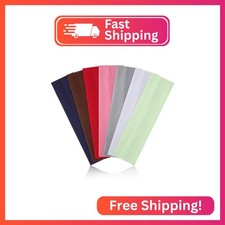 DiyJibb Headbands for Women, Stretchy Non Slip Soft Cotton Cloth Hair Bands for