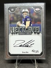 2025 SAGE Next Level Signature Silver Drew Allar RC AUTO 15/25 JSY Match # Penn