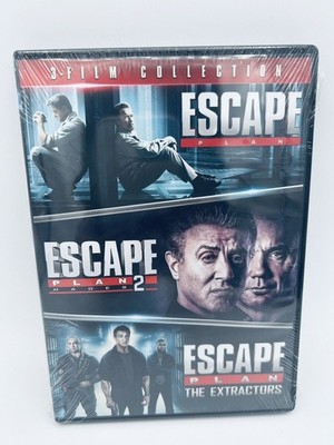 Escape Plan, Escape Plan 2, Escape Plan 3 Extractors 3-Film Collection (DVD)