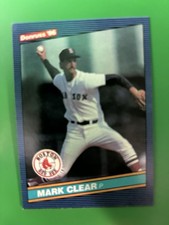 1986 Donruss Mark Clear Boston Red Sox #493
