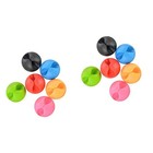  48 pcs Colorful Desktop Cable Clip Organizer Single Slot Table Cord Management