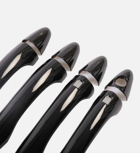 8PC schwarz Türgriffabdeckung + 2 Schlüsselloch für Kia Optima K5 - Bild 12 von 13