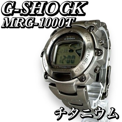 カシオ G-SHOCK MRG-1000T チタンフルメタル TACTICIAN Casio G-Shock MRG-1000T Titanium Full Metal Tactician Used