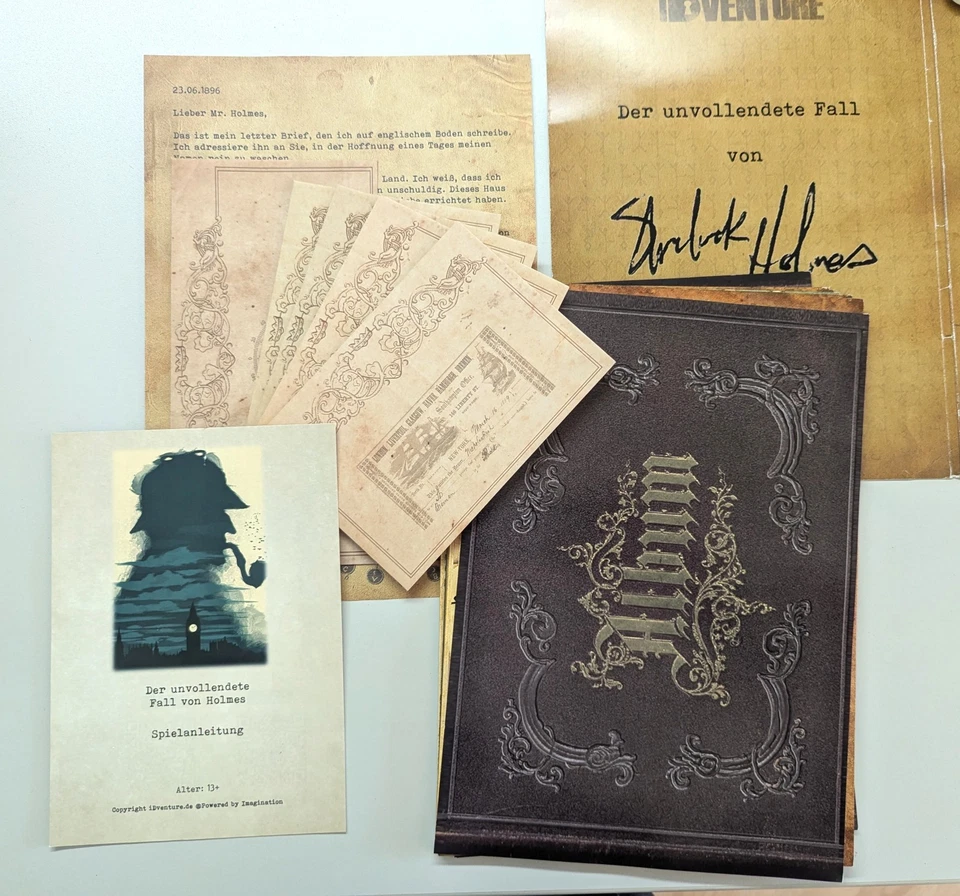 Detective Stories Holmes IDventure Krimispiel Escape Room Spiel Ermittlerspiel - Bild 3 von 3