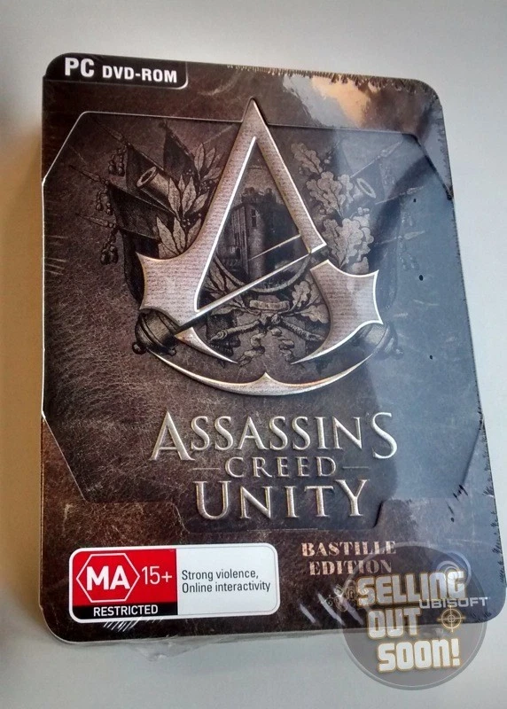 Assassin Creed Unity PC Bastille Edition *NEW *AUSSIE *RARE Collectors Steelbook - Image 3 of 4