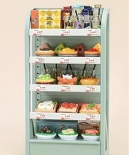 Mini gondole de supermarché neuf avec 49 accessoires Maison Poupée 
