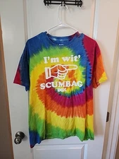 DGK I'm Wit' Scumbag Tie-Dye T-Shirt Size M Medium HTF Rare