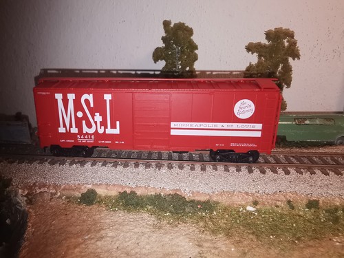 Life Like HO Scale 41' Minneapolis & St. Louis 54416 Woodside Box Car | Zustand: Usato