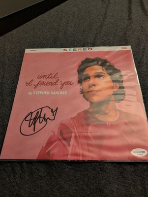 Singer STEPHEN SANCHEZ signed ''UNTIL I FOUND YOU'' 10X10 Photo PSA COA 