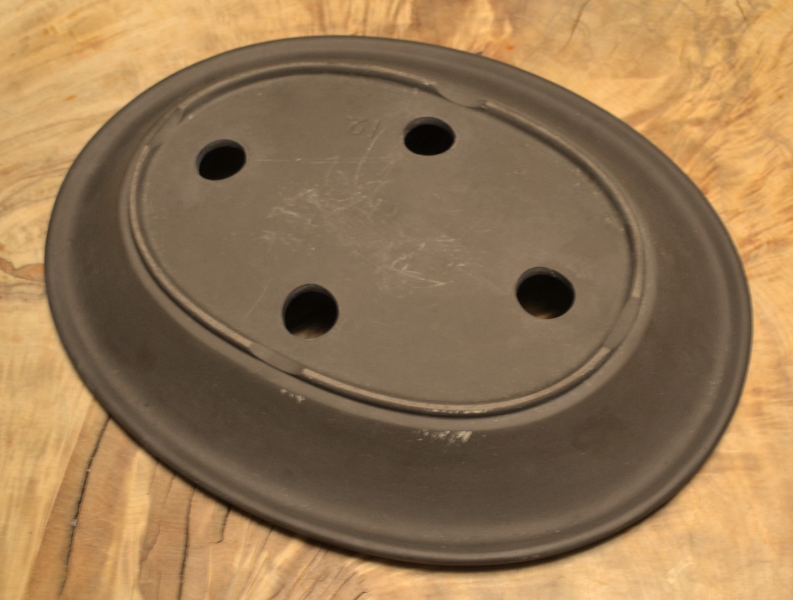 Bonsai Pot Oval Bonsai Pot Tokoname Ware 37x28x4.5cm Japanese Vintage