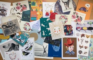 ∞ 125 Greeting Card Fronts Junk Journal Ephemera Paper Craft Scrapbooking ∞