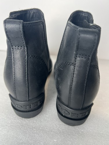 Bota Sorel Envie II Cremallera Impermeable Cuero Tobillo CHELSEA Plataforma Baja Negra Talla 7 - Imagen 6 de 9