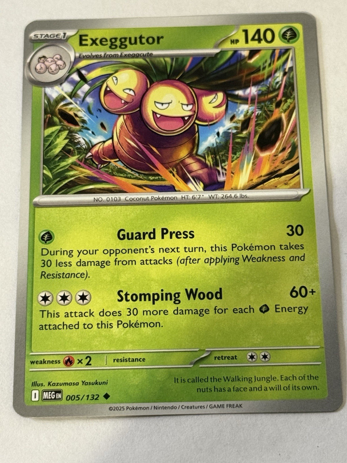 Exeggutor 005/132 - Mega Evolution - Pokemon - NM/M English
