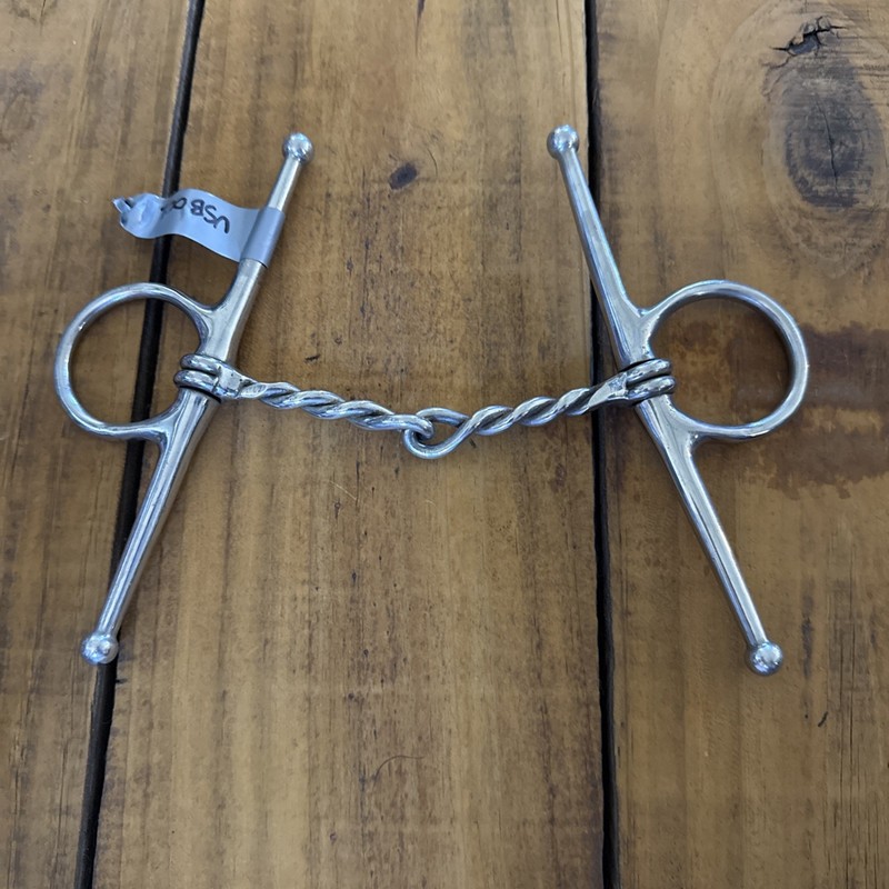 Full Cheek Twisted Wire Snaffle 5” Used Horse Tack English Bit Horse Bit EUC