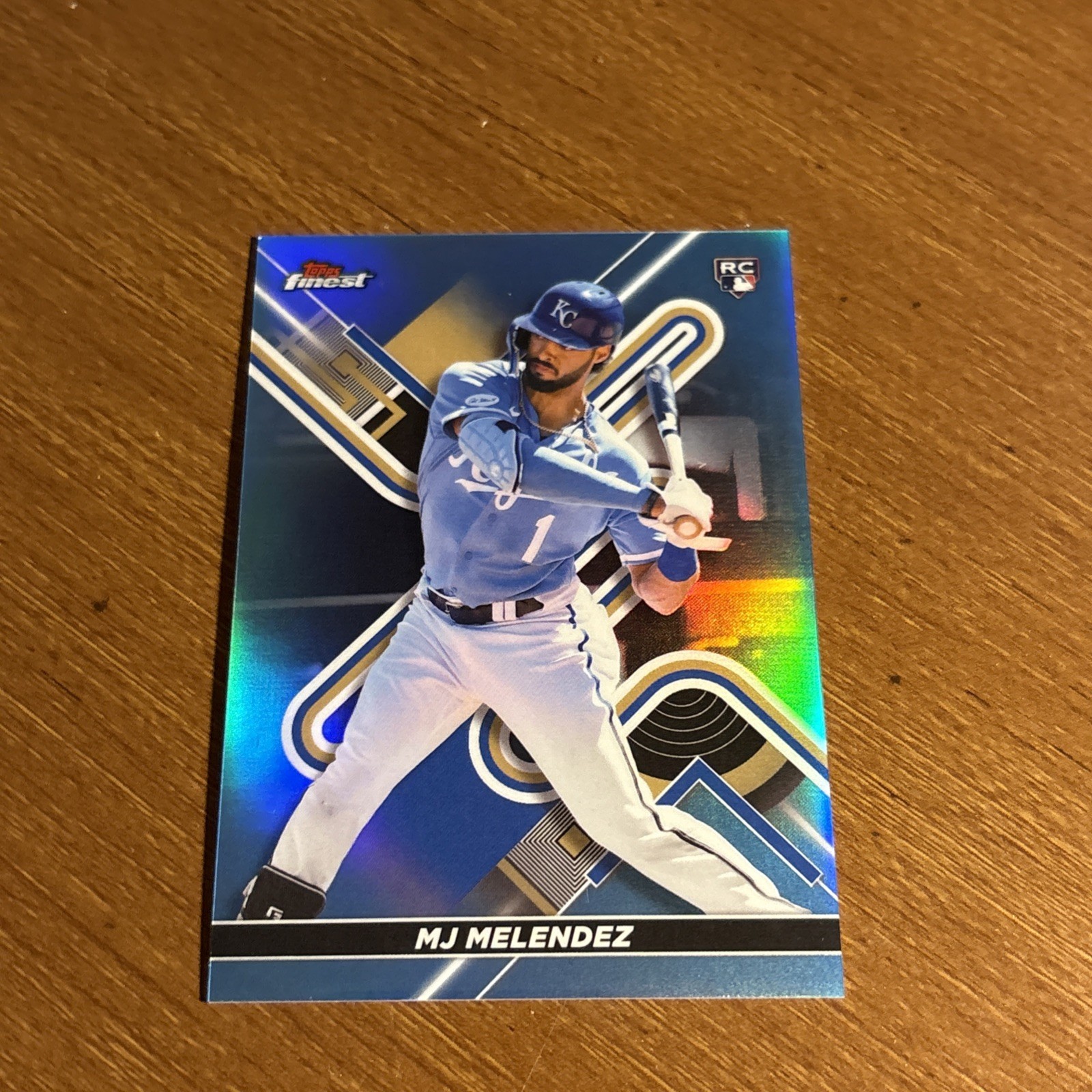 2022 Finest #57 MJ Melendez Sky Blue Refractors #/300