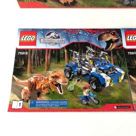 LEGO Jurassic World T-Rex Tracker (75918) *BOX & MANUALS - ONLY* LOOK -  READ!