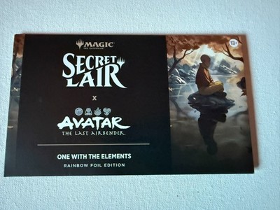 MTG Secret Lair Avatar One with the Elements - rainbow foil  - new FREE SHIPPING