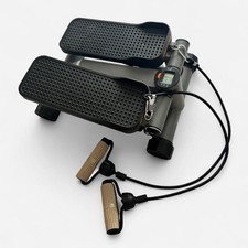 Mini Stepper Exercise Machine Stair Equipment with Resistance Bands LCD Monitor