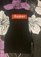 Fashion Nova - Black Super Fitted Dress, Small