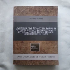 2010, Hobbes: Leviathan, Sive de Materia, Forma, & Potestate Civitatis Ecclesias