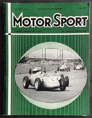 MOTOR SPORT Magazine JUN 1960 #No.6 BRDC Silverstone HUMBER SUPER SNIPE TESTED