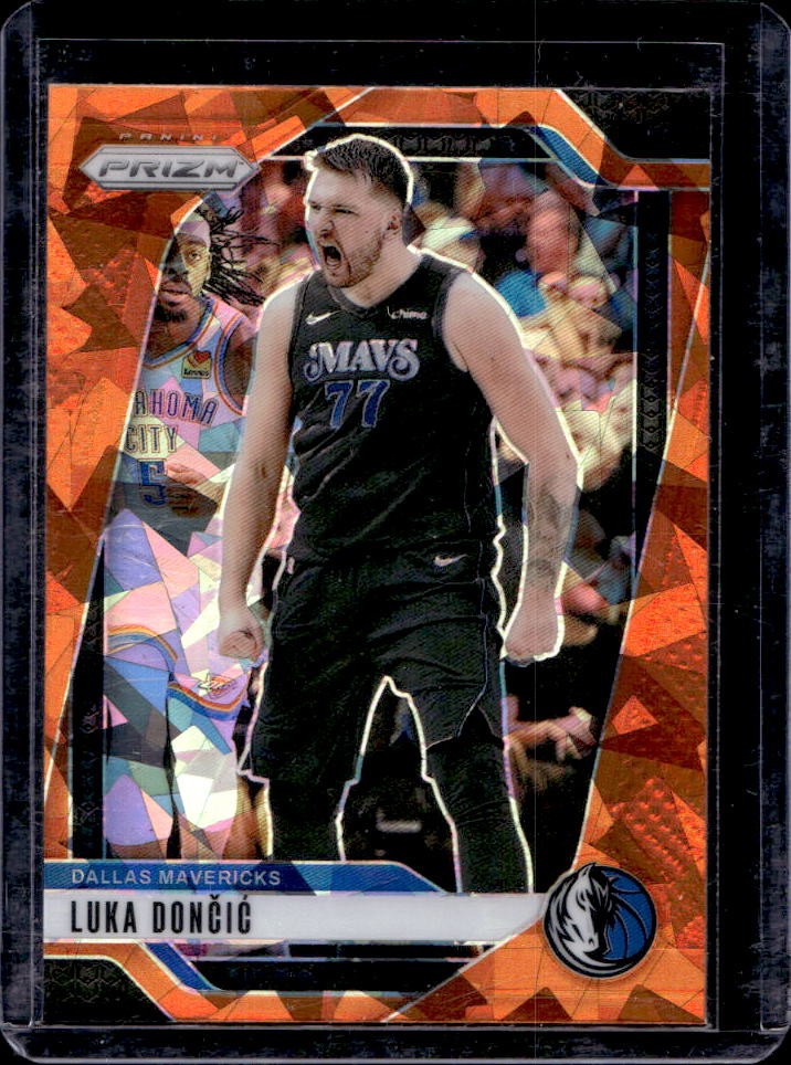2024-25 Prizm Luka Doncic Orange Ice #89 Mavericks