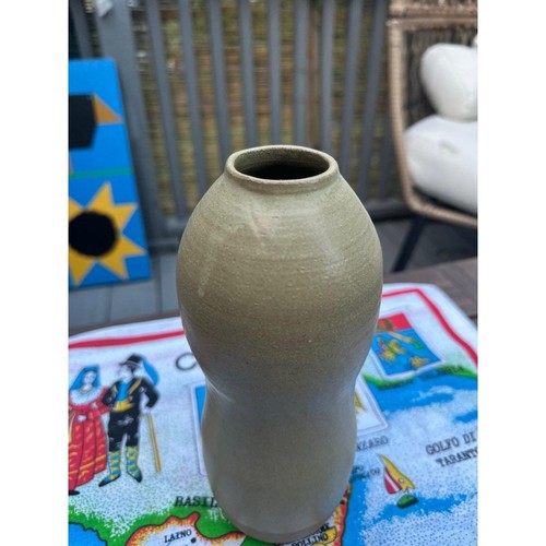 MAEK Buoy Vase Handmade Stoneware Accent Minimalist Neutral Coastal