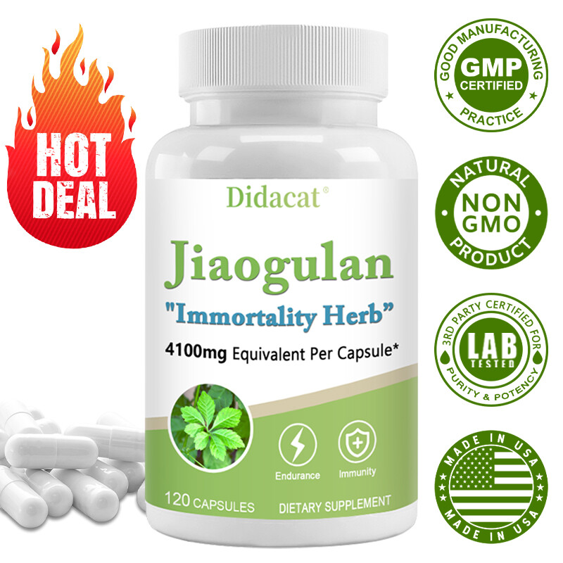 jiaogulan glutathione 4100mg Vegan Capsules - Helps Improve Endurance and Immunity Daily Deals