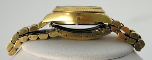 Stunning 1980's Tissot President Men's Gold Tone Automatic Watch Split Day Date - Picture 11 of 17