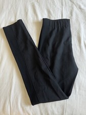 BNWT 650 Paco Rabanne skinny leg black virgin wool pants strech legging