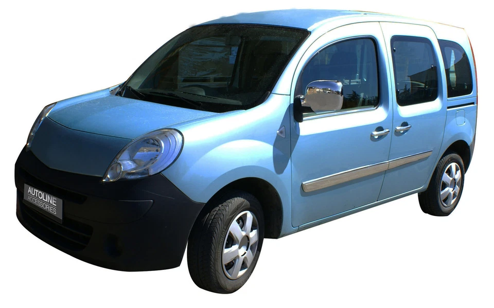 Juego de fundas para espejos retrovisores cromados para Renault Kangoo (2008-13) - Imagen 3 de 3