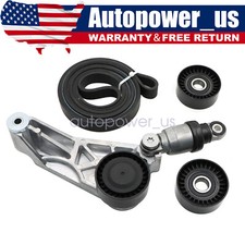 New For Jeep Wrangler Jk 3.6l 2012-2018 Drive Belt Kit Tensioner Idler Pulleys New For Jeep Wrangler Jk 3.6l 2012-2018 Drive Belt Kit Tensioner Idler Pulleys