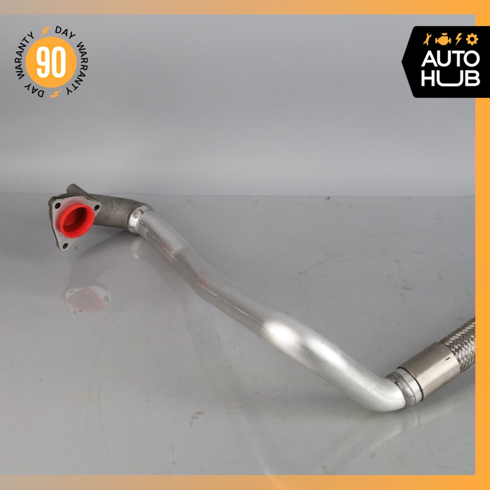 02-07 Maserati Coupe GT 4200 M138 Engine Heat Exchanger Oil Feed Line OEM 50k