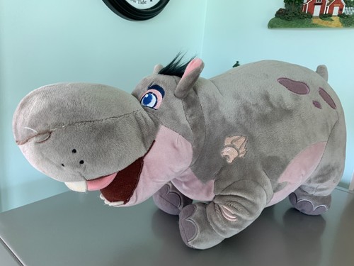 Disney Store Beshte The Hippo Plush 17" Gray Stuffed Animal Lion King Guard - Picture 17 of 17