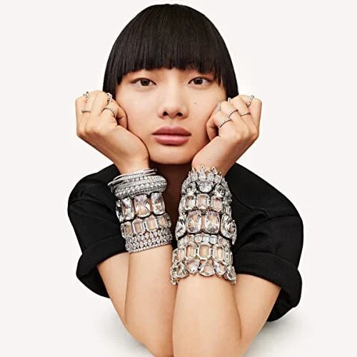 Swarovski Armband Ortyx Dreieck Schnitt Weiß Rhodiniert 5600864 - Bild 2 von 4