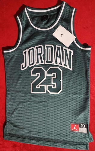 NEW Nike Youth Jordan Jersey Oxidized Green Size medium 9-15yrs #23